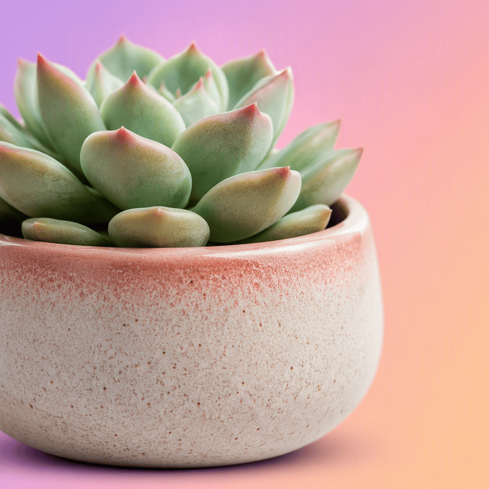Verdant Potted Succulent - Image 3